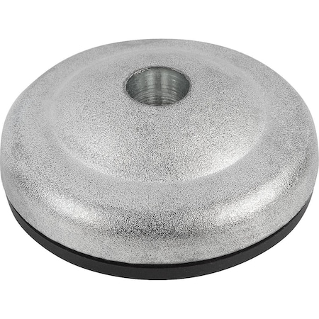 Kipp Plate Eco, Form:B Zinc, Anti-Slip Plate, D=40 K0428.20401